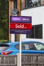 Purple Bricks online only estate agent Royalty Free Stock Photo